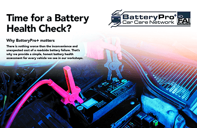 BatteryPro+ - Time for a Battery Health Check? A simple, honest battery health assessment using our traffic light system.