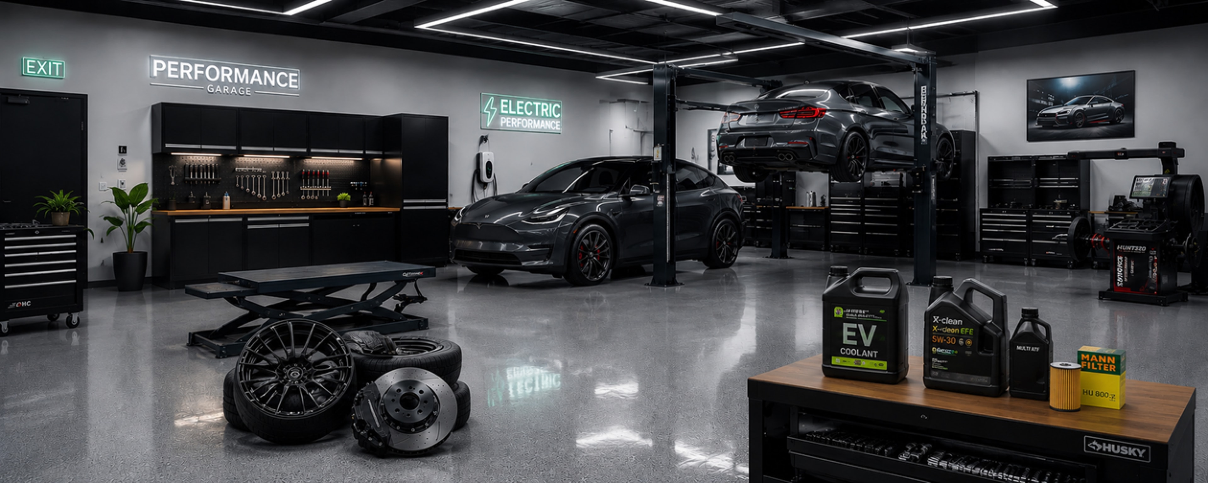 A ServicePRO+ technician at work in the garage